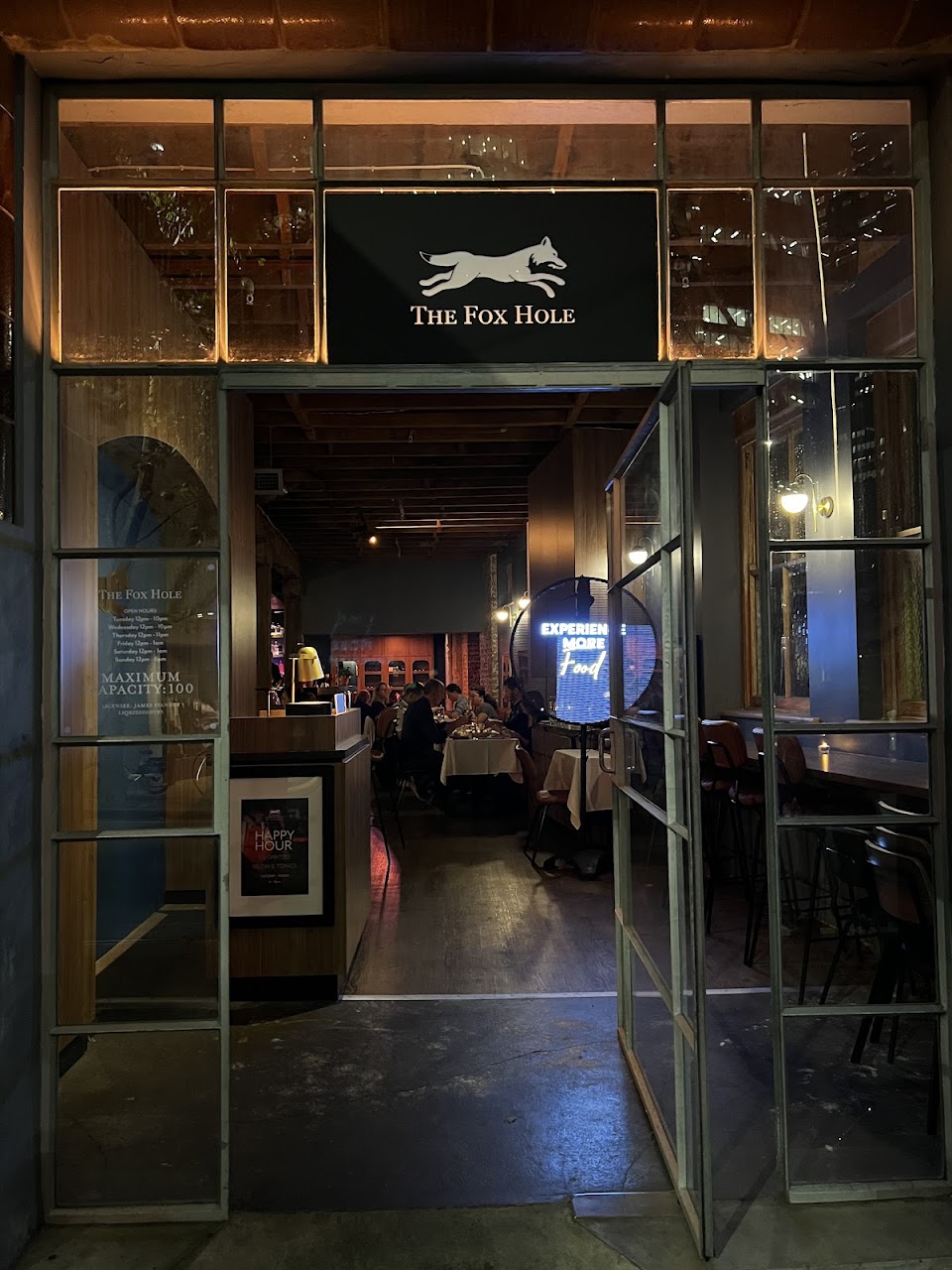 The Fox Hole entrance on Harrington Street